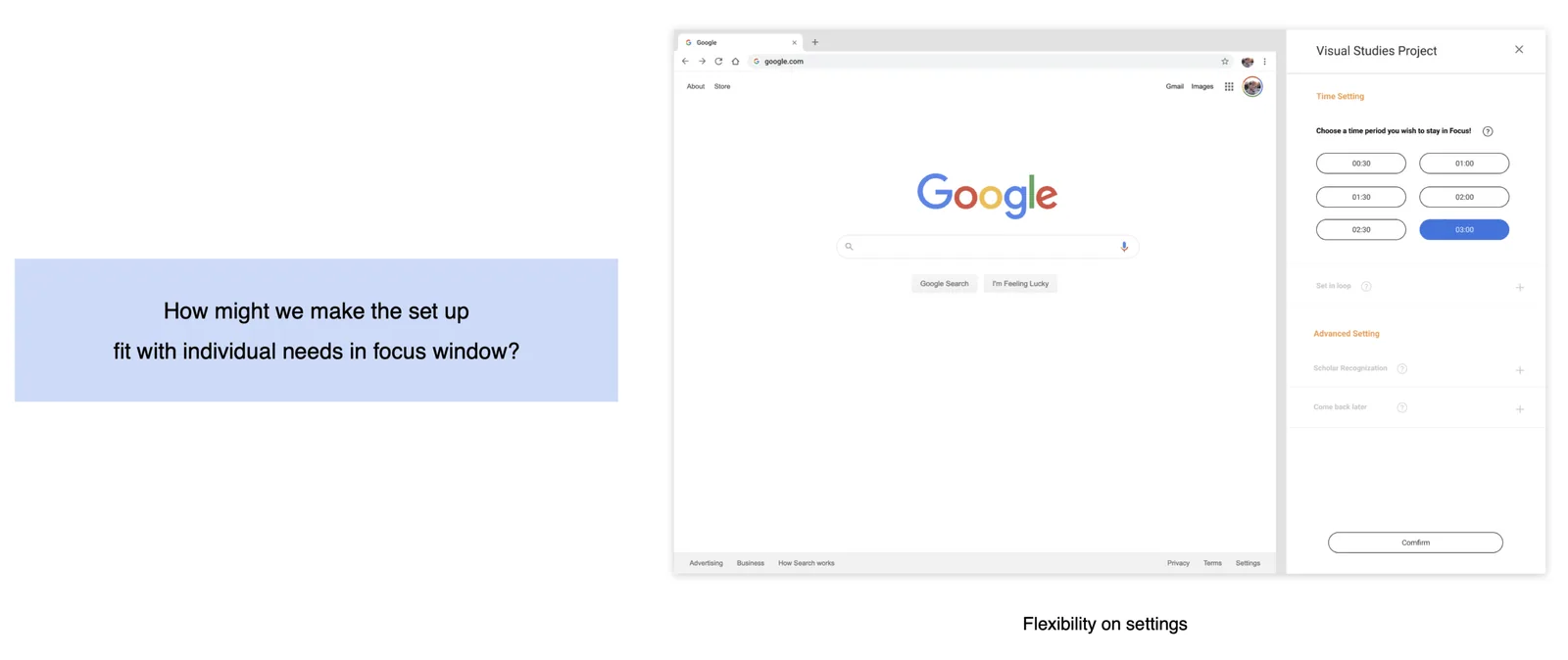 How-Might-We frame from the final iteration focused on increased session visibility